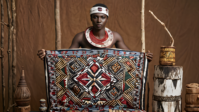 Afrikanische Schlammtuchmuster