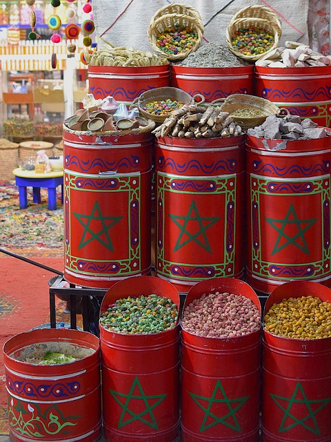 Marokko, Kräuter, Marrakesch, Shop