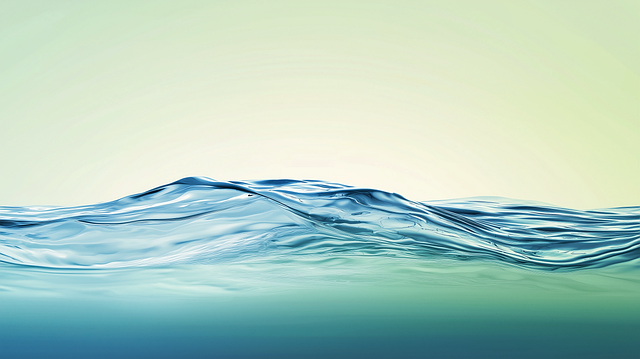Free ai generated water waves gradient illustration