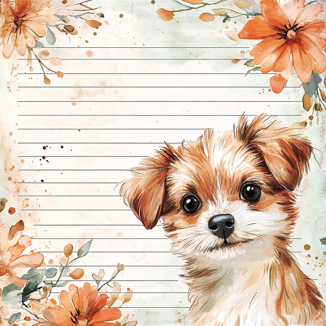 Free ai generated dog puppy illustration