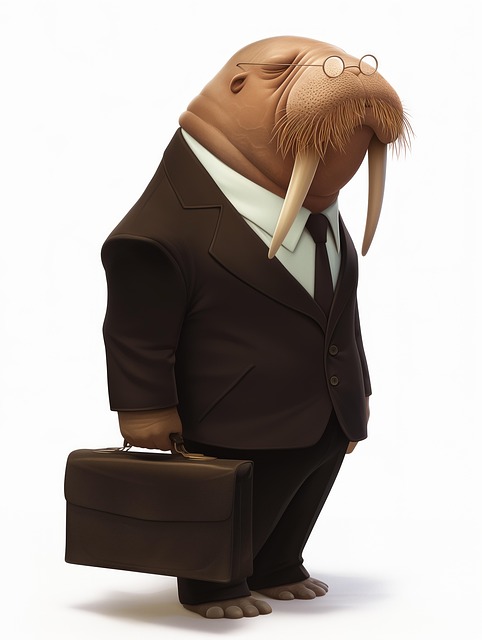 Download free HD stock image of Ai Generated Walrus Free ai generated walrus tuxedo illustration