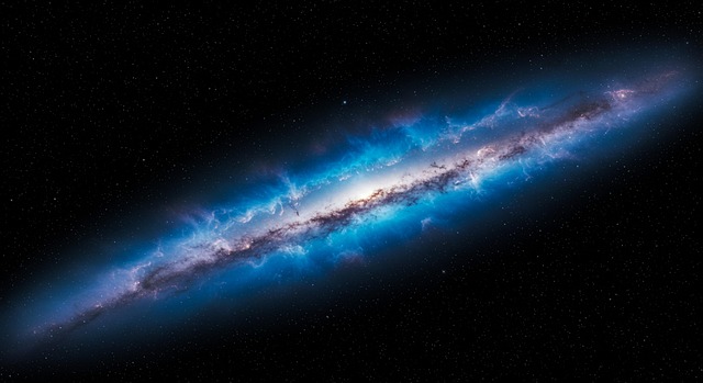 Free ai generated galaxy nebula illustration