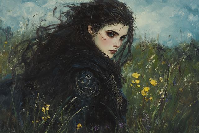 Free ai generated the morrigan morrigan illustration