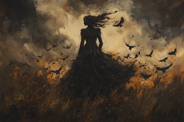 Free ai generated the morrigan morrigan illustration