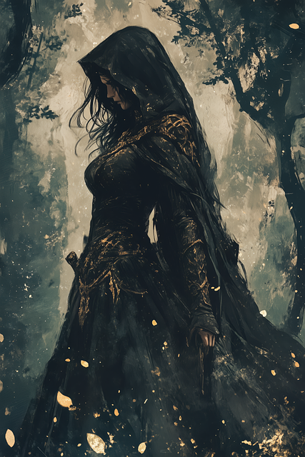 Free ai generated the morrigan morrigan illustration