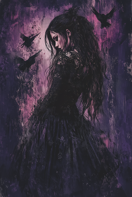 Free ai generated the morrigan morrigan illustration