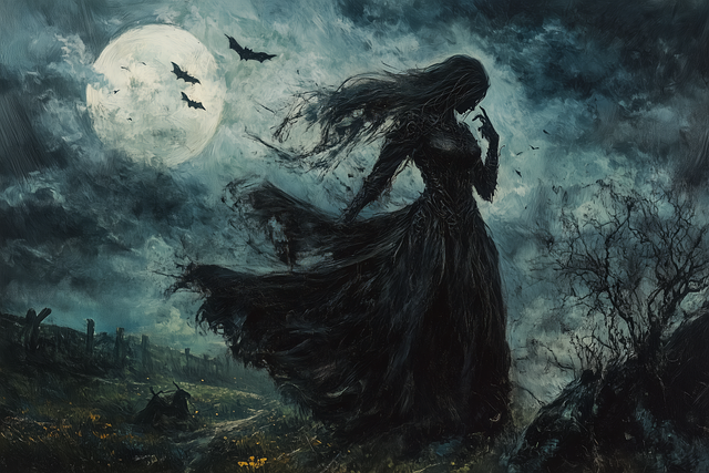 Free ai generated the morrigan morrigan illustration