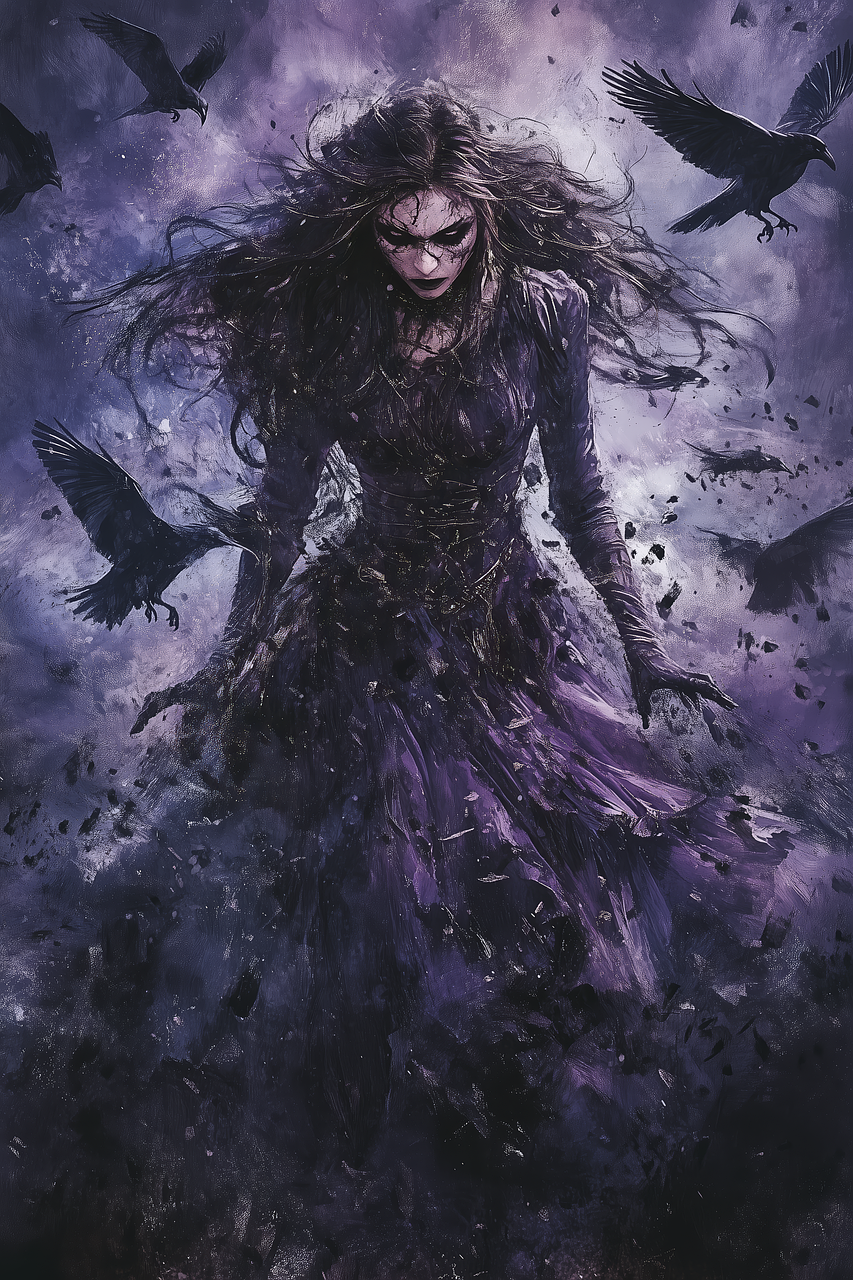 Download The Morrigan, Paganism, Celtic Mythology. Royalty-Free Stock ...