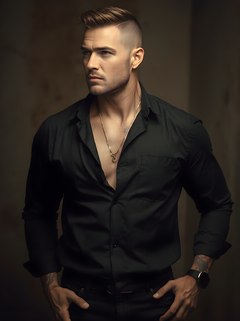 Free ai generated man handsome illustration