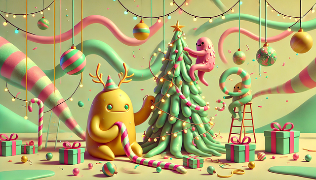 Free Christmas Whimsical Illustration illustration and picture