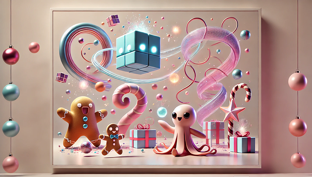 Free Christmas Festive Illustration illustration and picture