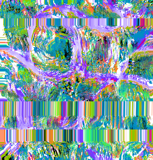 Abstrakt, Ai, Digitale Malerei, Grün