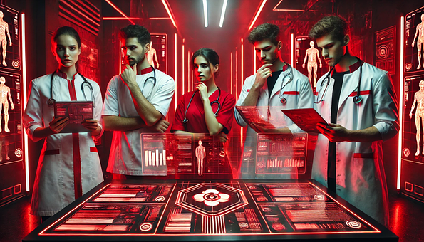 Medizinische, Labor, Arzt, Cyberpunk