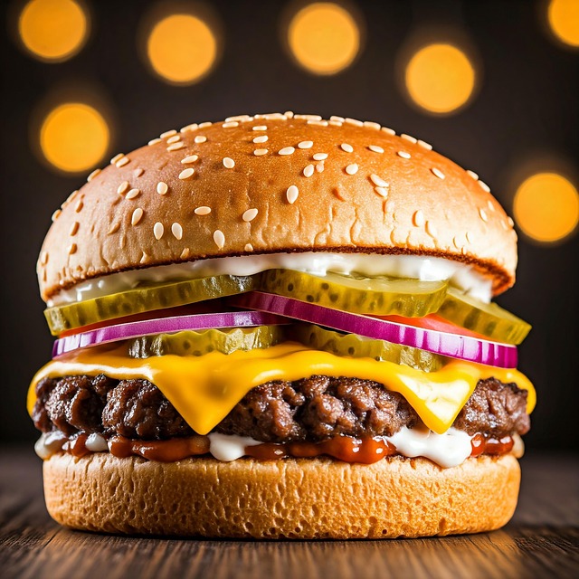 Hamburguesa, Comida, Bocadillo, Plato