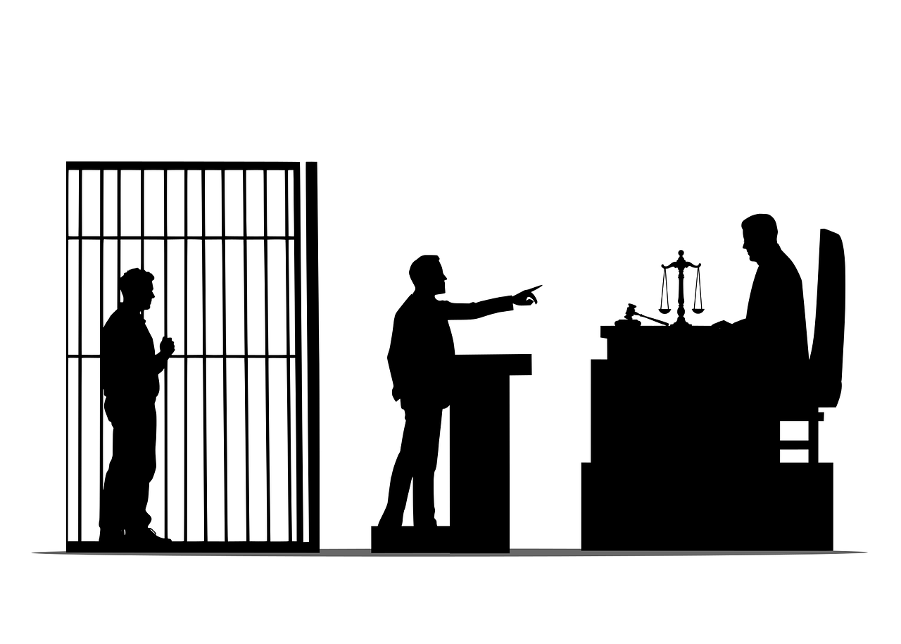 法庭 法官 轮廓 - 免费矢量图形Pixabay