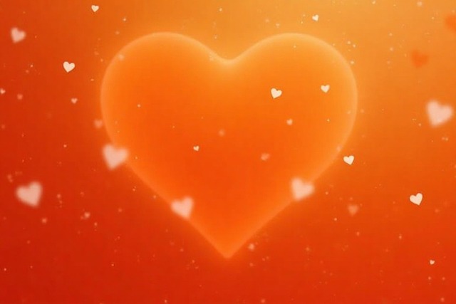 Free valentine's day love heart illustration