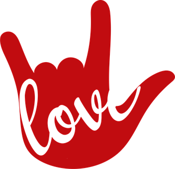 Asl, Liebe, Hand, Die Usa, Flagge
