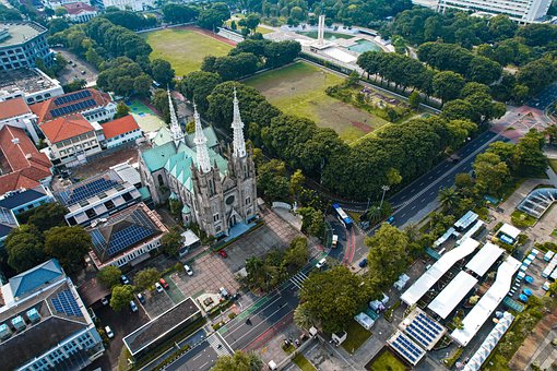 Free Katedral Jakarta Catholic Church illustration and picture