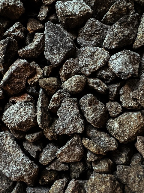 Free Black Rocks Top View illustration and picture