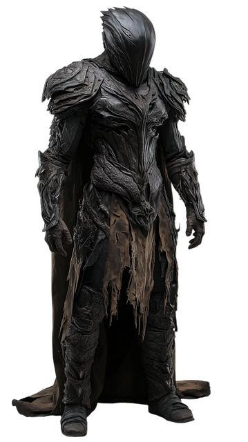 Free dark fantasy warrior gothic armor cinematic character illustration