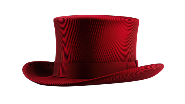 Free red top hat classic headwear vintage fashion illustration