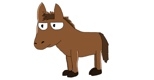 Hest, Tegneserie Hest, Heste, Tegneserie