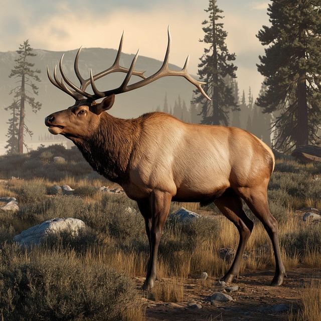 Free ai generated hart animal illustration