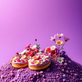 Free Donut Cake illustration and picture
