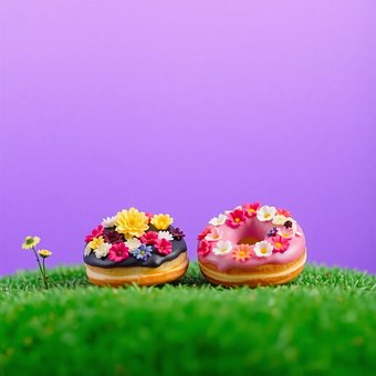 Free Donut Cake illustration and picture