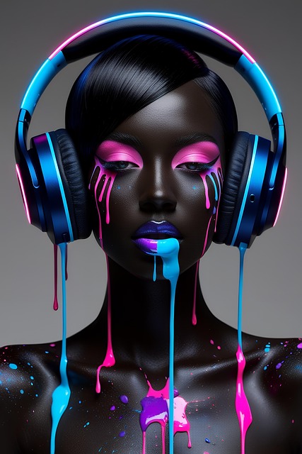 Free Woman Paint illustration and picture
