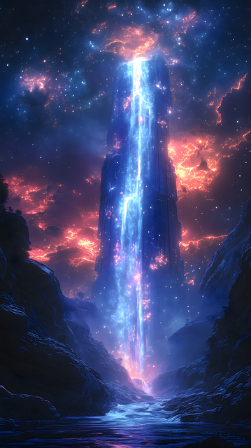 Free ai generated tower spiritual illustration