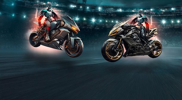 Motocicleta, Corrida, Coliseu, Encontro