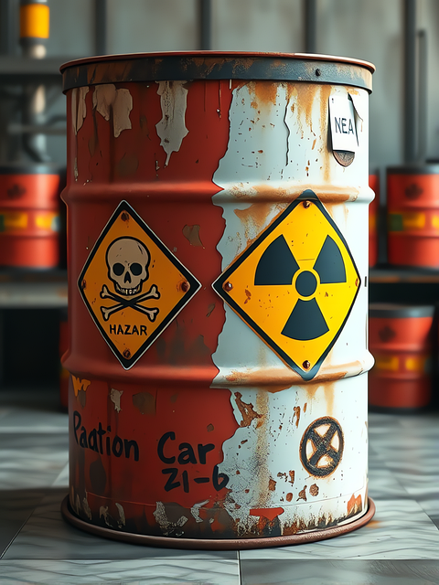 Free nuclear tin storage illustration