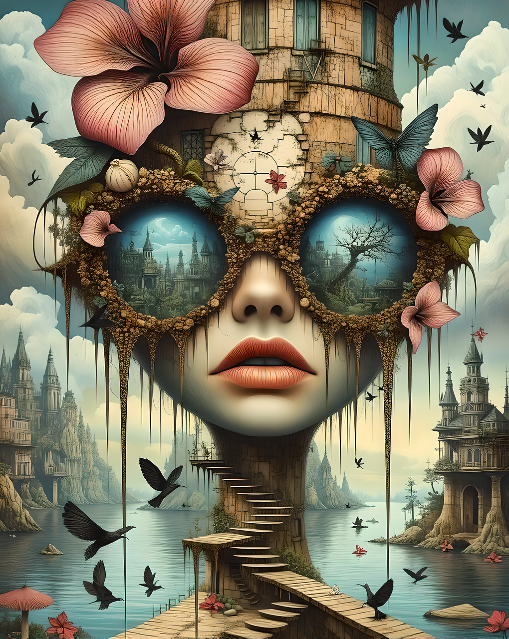Download Fantasy, Landscape, Illusion. Royalty-Free Stock Illustration ...