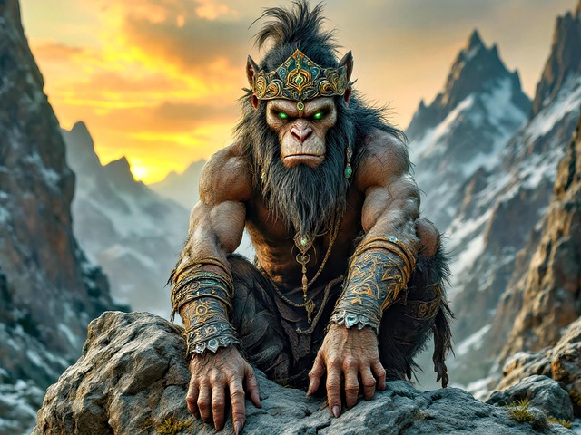 Download free HD stock image of Ai Generated Chief Free ai generated chief warrior illustration
