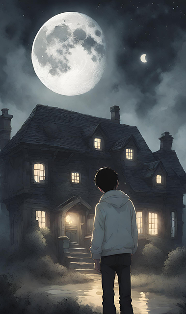 Free ai generated suspense mystery illustration