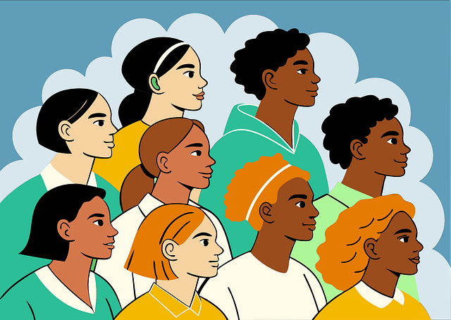 Free ai generated future people vector