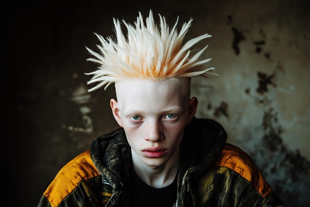 Free ai generated fashion edgy illustration
