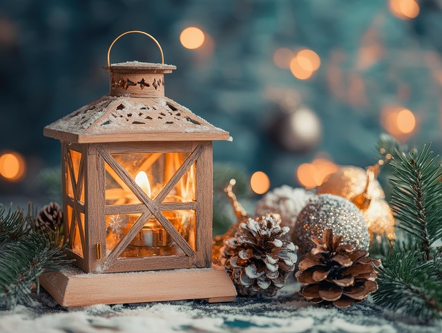 Free ai generated lantern candle illustration