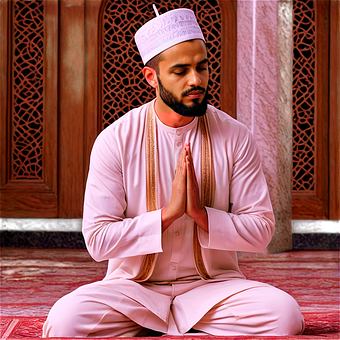 Mand, Beder, Udbud, Koranen, Islamisk
