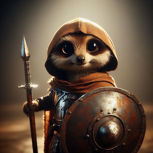Fantasie, Erdmännchen, Ritter, Tier