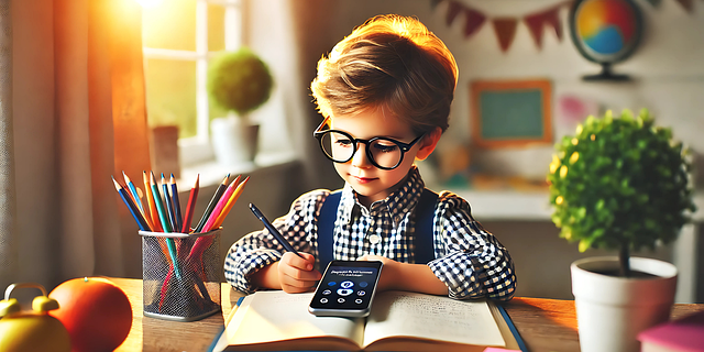 Onderwijs, Kind, Aan Het Studeren
