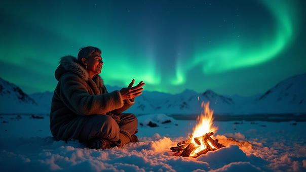 Free Aurora Night illustration and picture