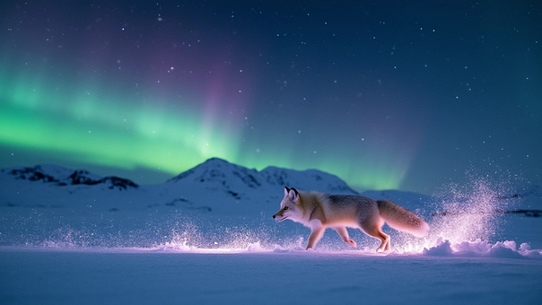 Free Artic Fox illustration and picture