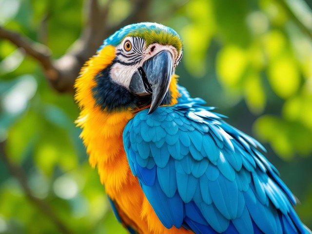 Papagei, Vogel, Tier, Federn, Gefieder