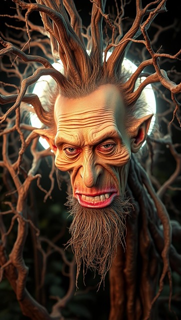 Free ai generated horror fear illustration