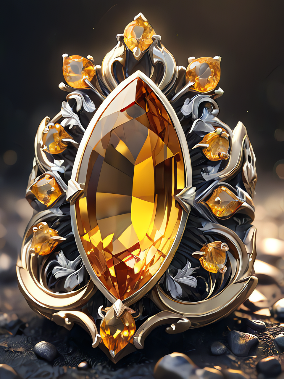 download-ai-generated-jewel-gem-royalty-free-stock-illustration