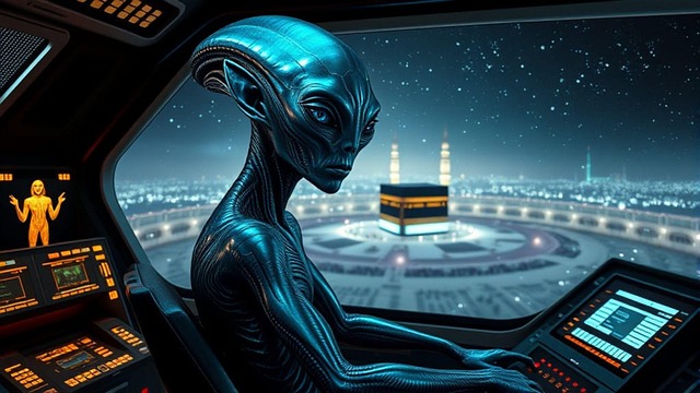 Free ai generated spaceship ufo illustration