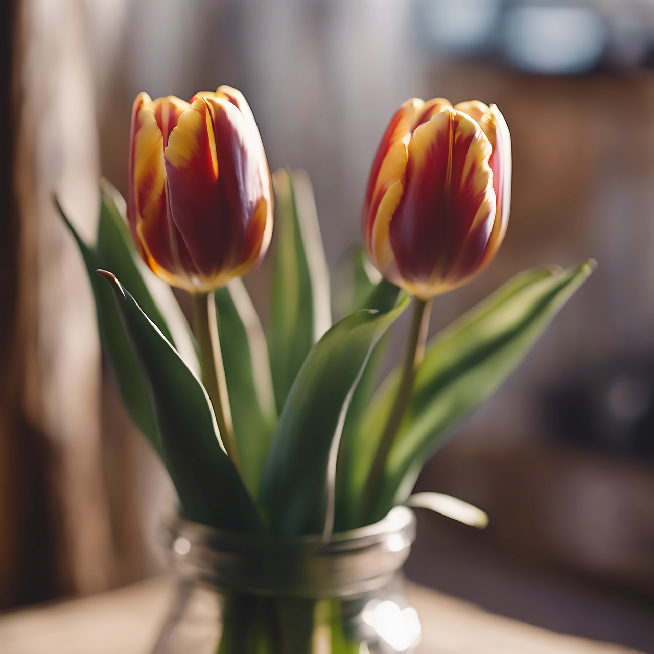 Ai สร้างขึ้น ดอกทิวลิป ฤดูใบไม้ผลิ - ภาพฟรีบน Pixabay