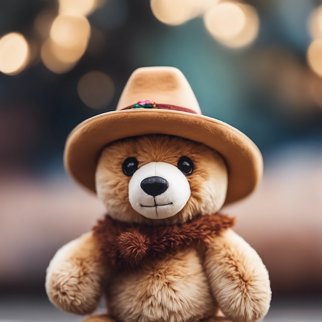 Free ai generated teddy bear toy illustration